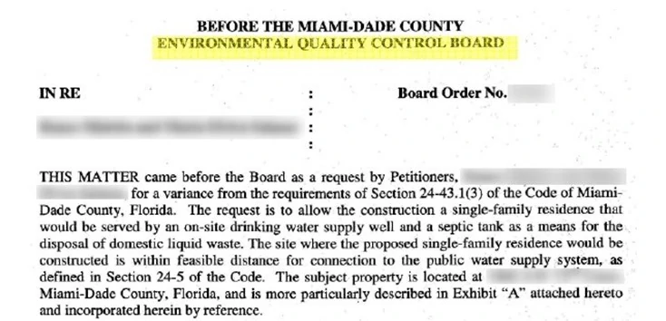 Miami Dade Tricky Liens Example