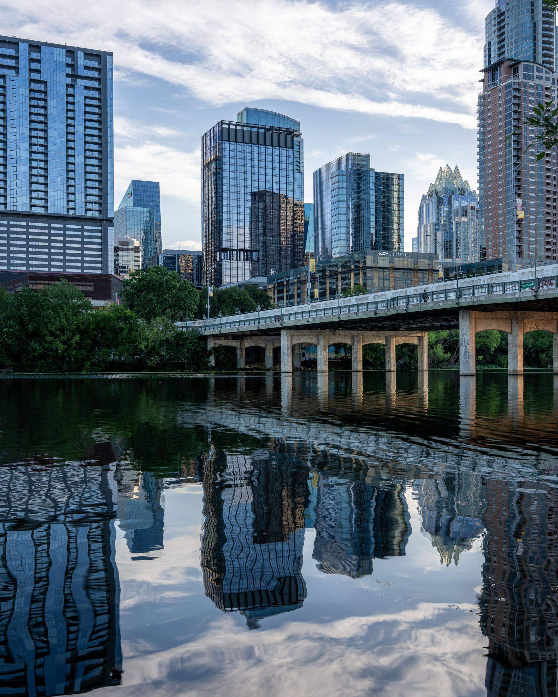 Austin downtown skyline &mdash; Travis County property records