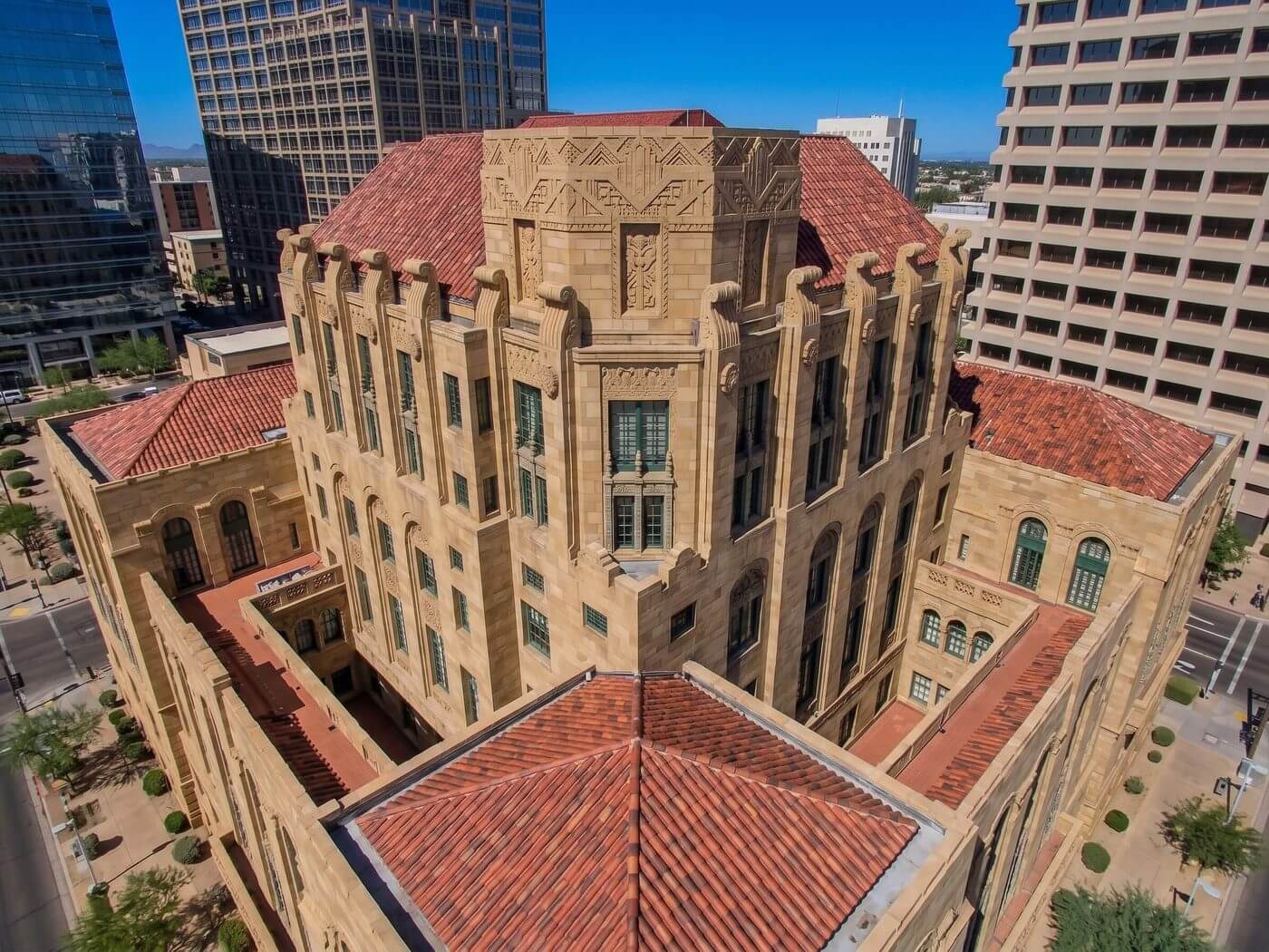 Historic Maricopa County courthouse in downtown Phoenix, Arizona