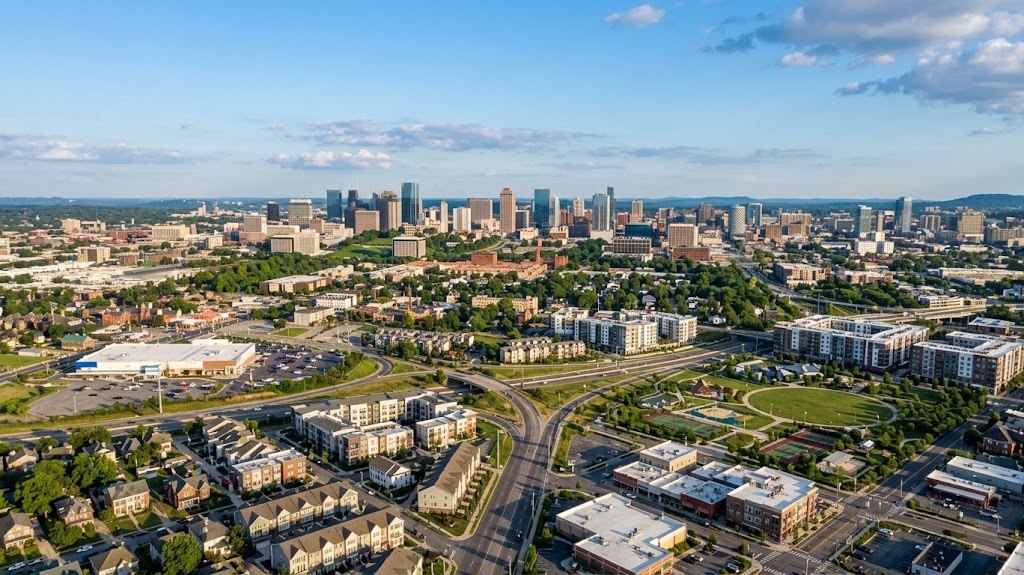 Infill townhomes near downtown Nashville &mdash; Horizontal Property Regime parcels in Davidson County